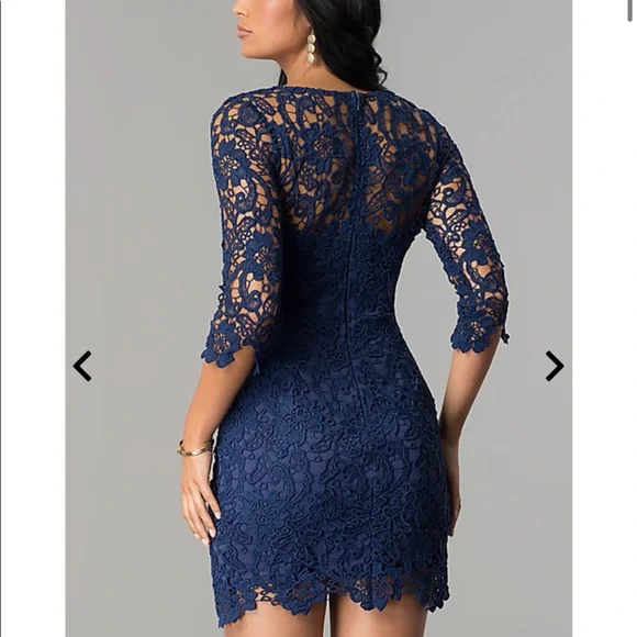 Brand New Navy Blue Dress - Picture 1 of 2